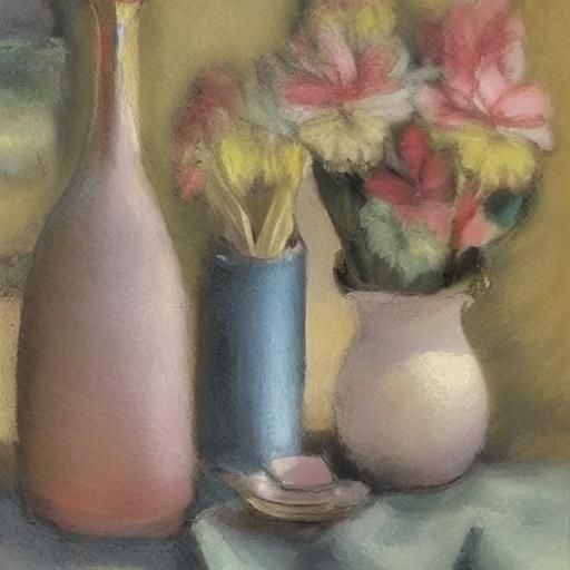 Enameled Glass Cat Figurines in Fauvist Style