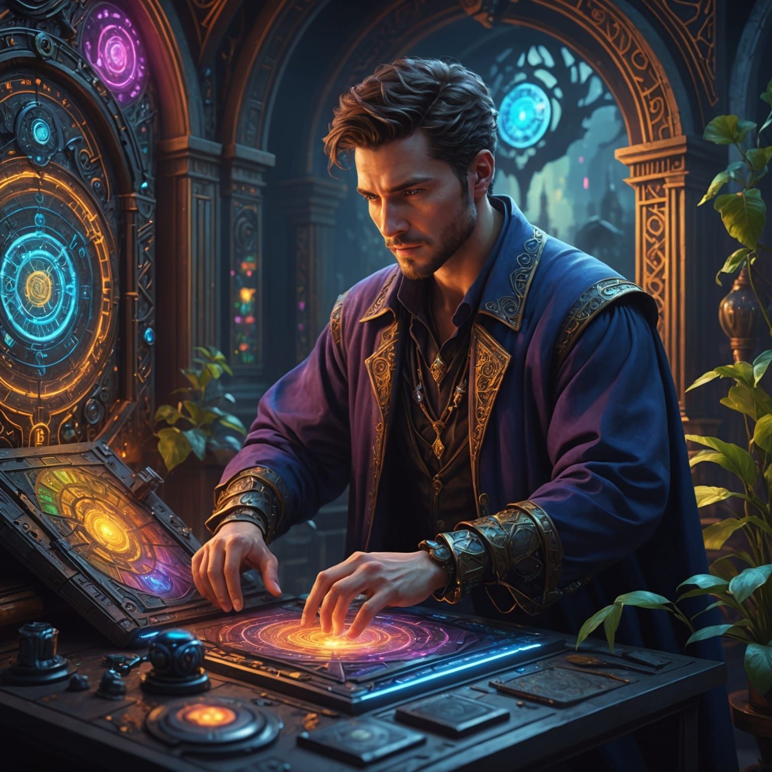 Fantasy Programmer Creates Life from Code