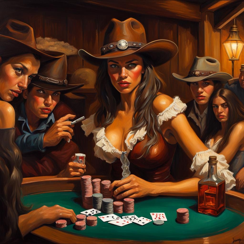 Irina Shayk as Gunslinger in Wild West Saloon