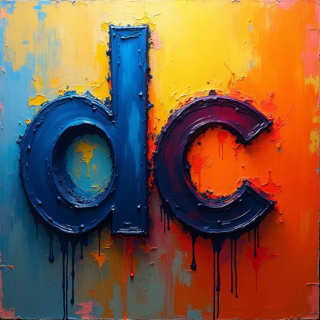 Abstract Expressionist Logo for Media Production Company