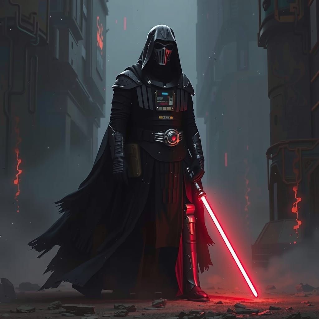 Darth Nihilus in Iconic Mask and Sith Armor