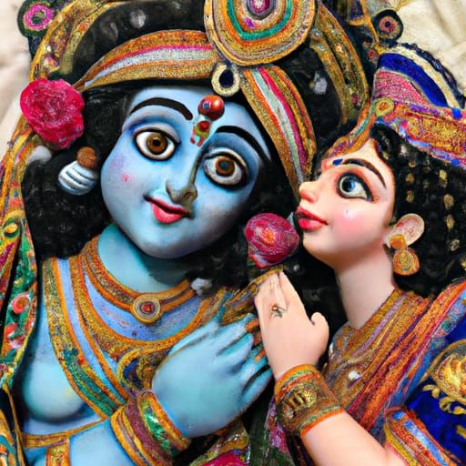 Divine Radha Krishna: Embodiment of Love and Devotion
