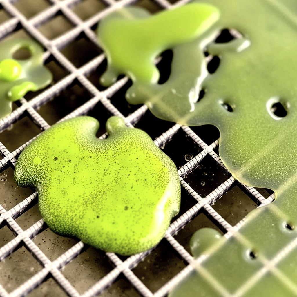 Slime Diffusing Across a Structured Grid