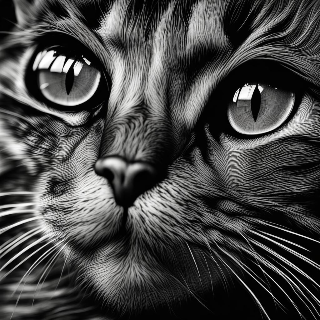 Hyperrealistic Leprechaun Cat Portrait