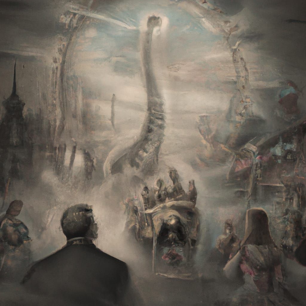 Sinister Haunted Freak Show in Ethereal Fantasy Style