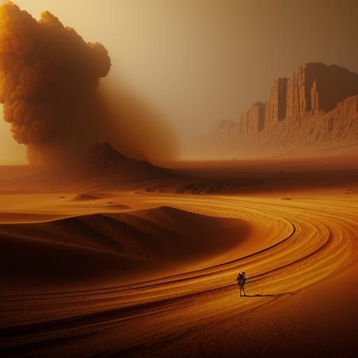 Sandstorm God of the Desert Winds Unleashes Fury in Hyper-Re...
