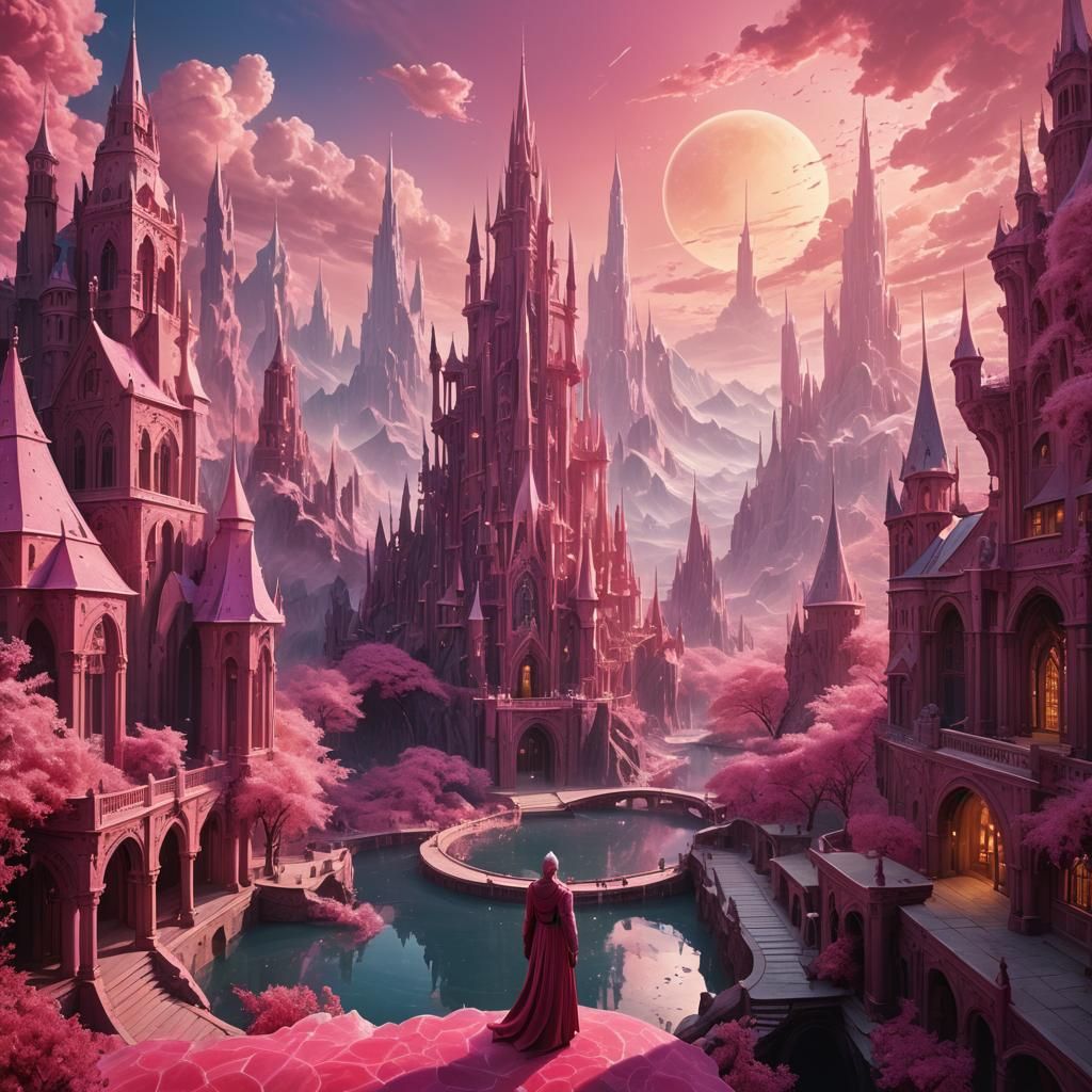 Pink Metropolis: Fantastical Matte Painting in Unreal Engine