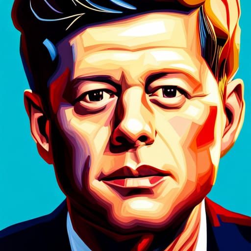 Hyperrealistic Baby Portrait of John F. Kennedy