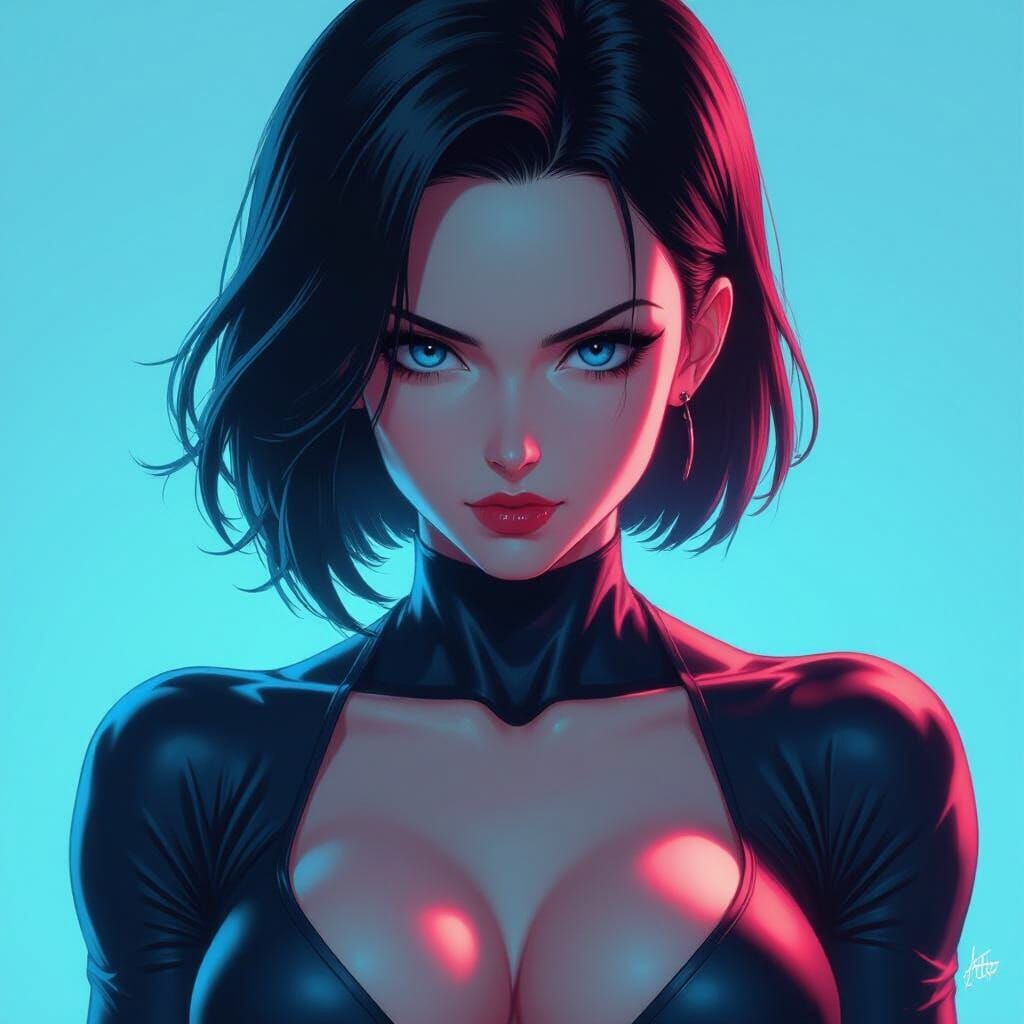 Android 18: Fierce Beauty in Muscular Form