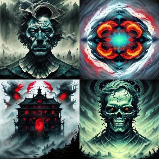 Man Overwhelmed by Inner Voices in Double Exposure