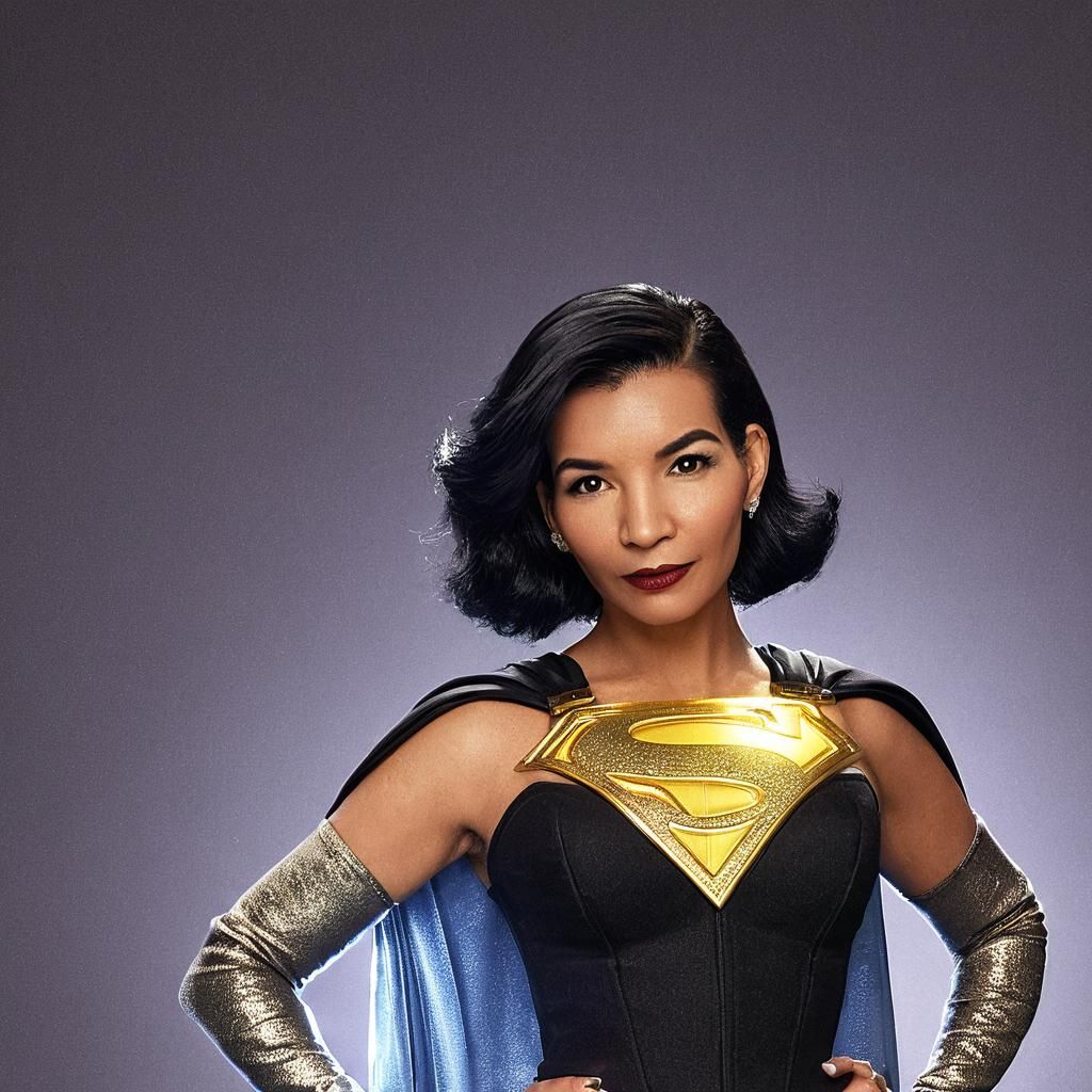 Superhero Woman in Dynamic 3D Animation Style