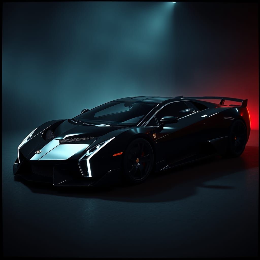 Cadillac Murcielago Concept Car in Cinematic Style