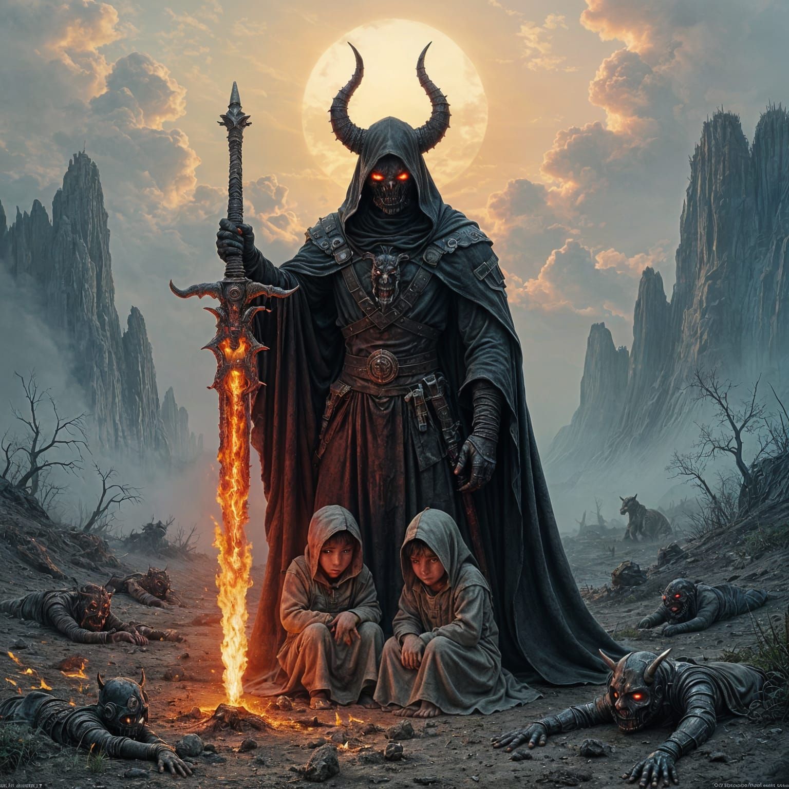 Demon Protector on Hellish Plain