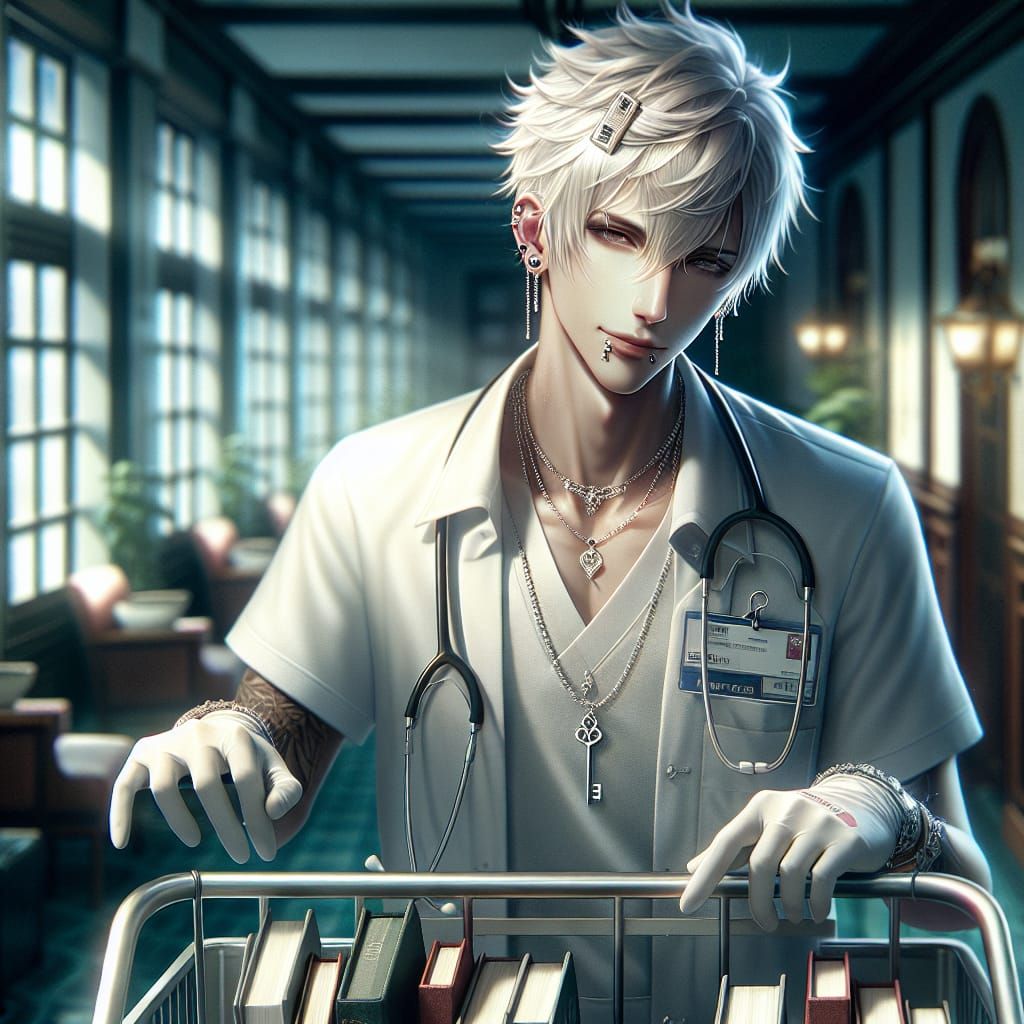 So this is the new volunteer, candy striper!