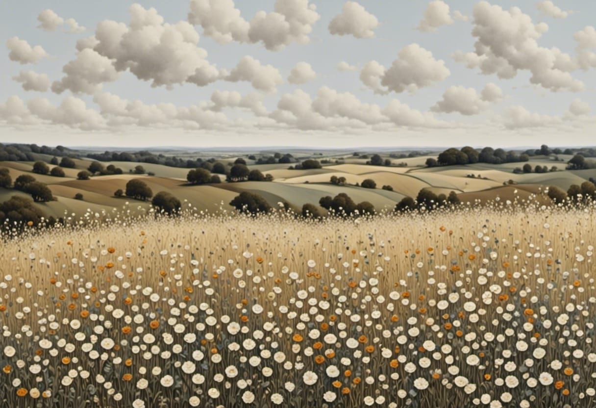 Sunset Lighthouse Seascape in Impasto Watercolor Style