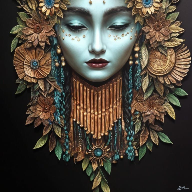 Intricately Detailed Expressive Character