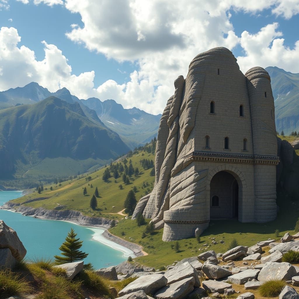 Victorious Masterpiece in Cyberpunk Style