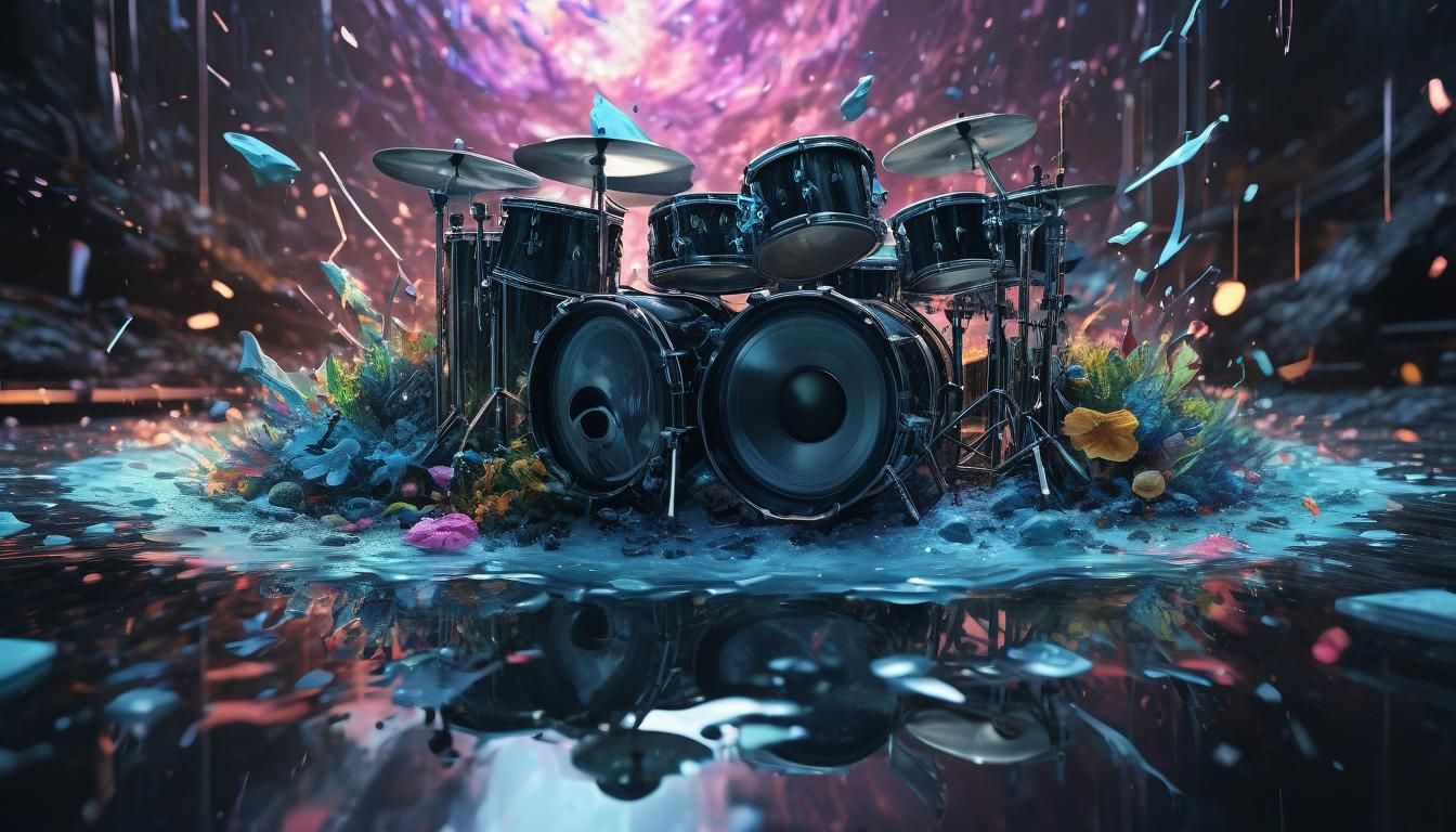 Spacecore Splash Art Evokes Chilling Music