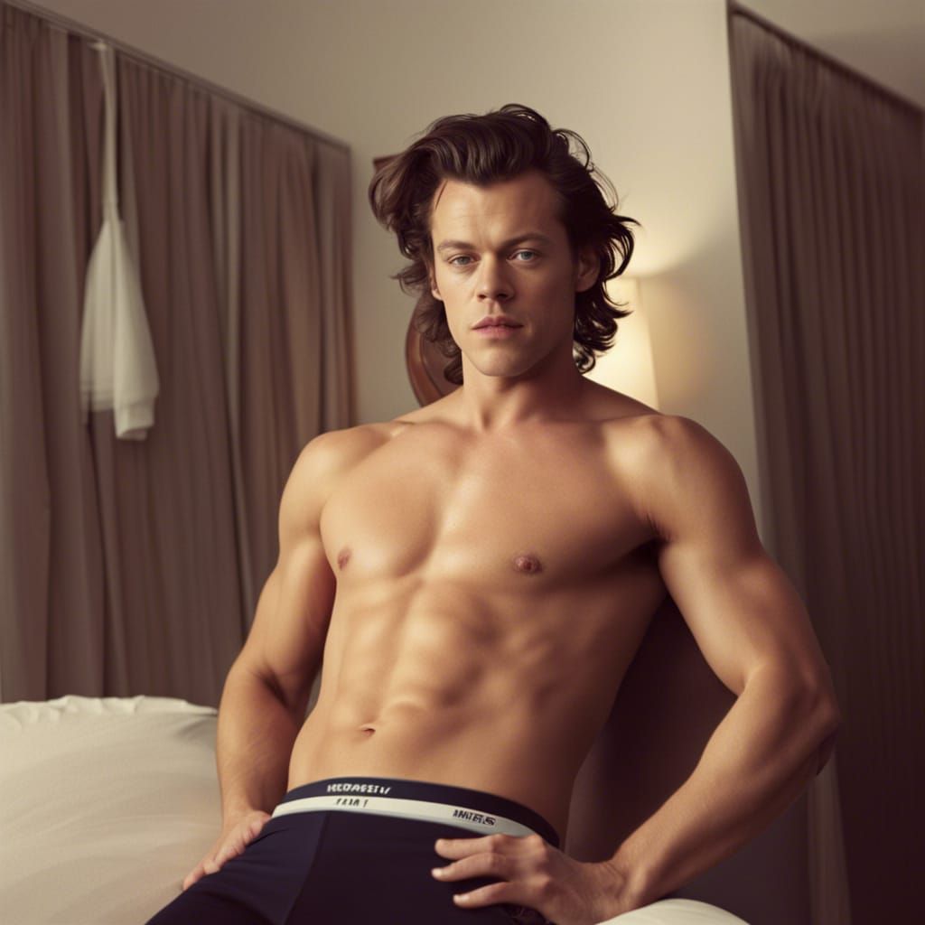 Muscular Man in Underwear