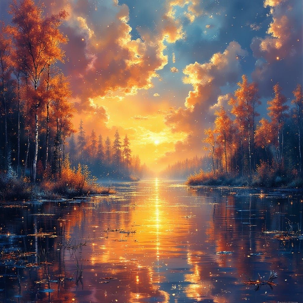 Surreal Landscape Inspired by Futuristic Visions