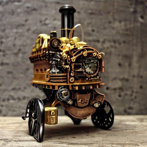 Steampunk Taco with Engine