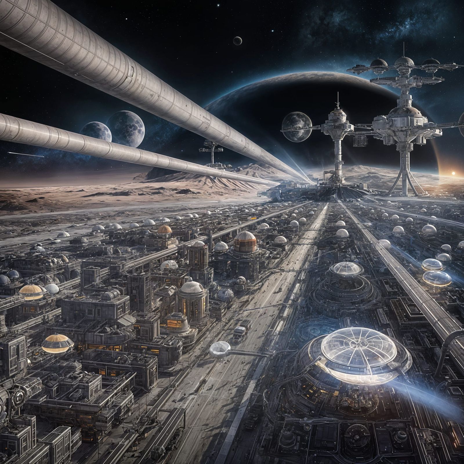 Futuristic Cities in the Year 3000 - Instant Teleportation a...