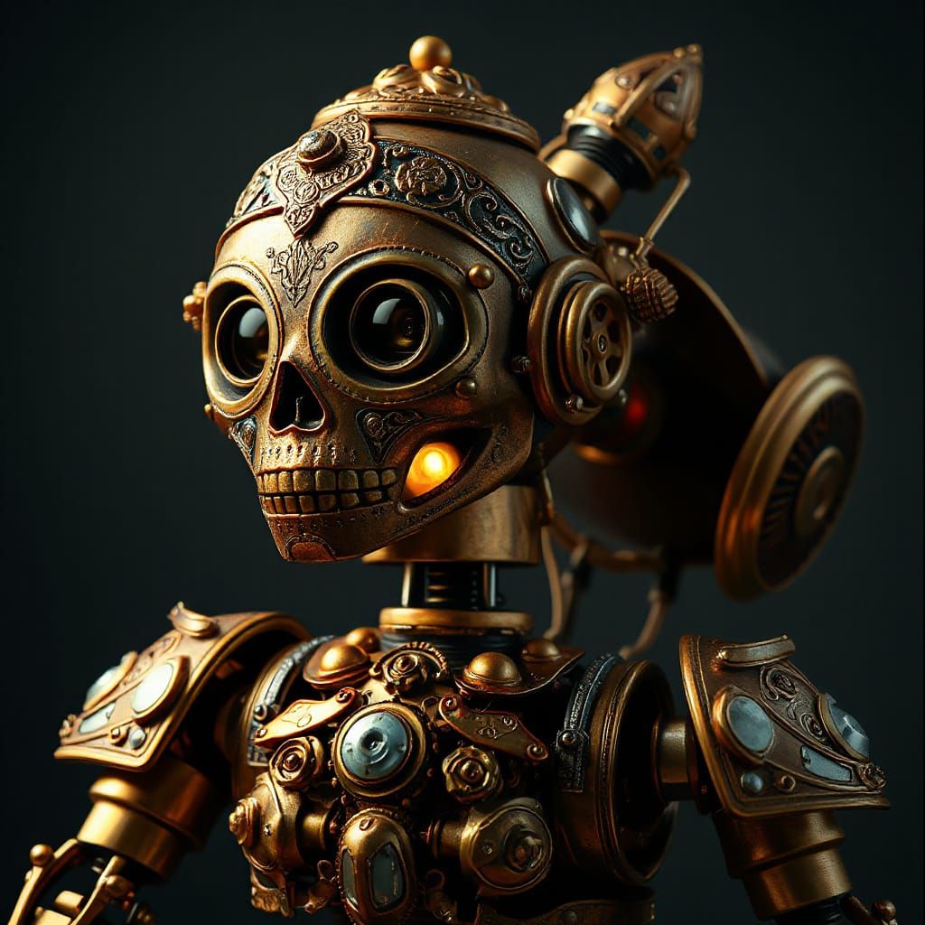 Renaissance Robot in Da Vinci Style