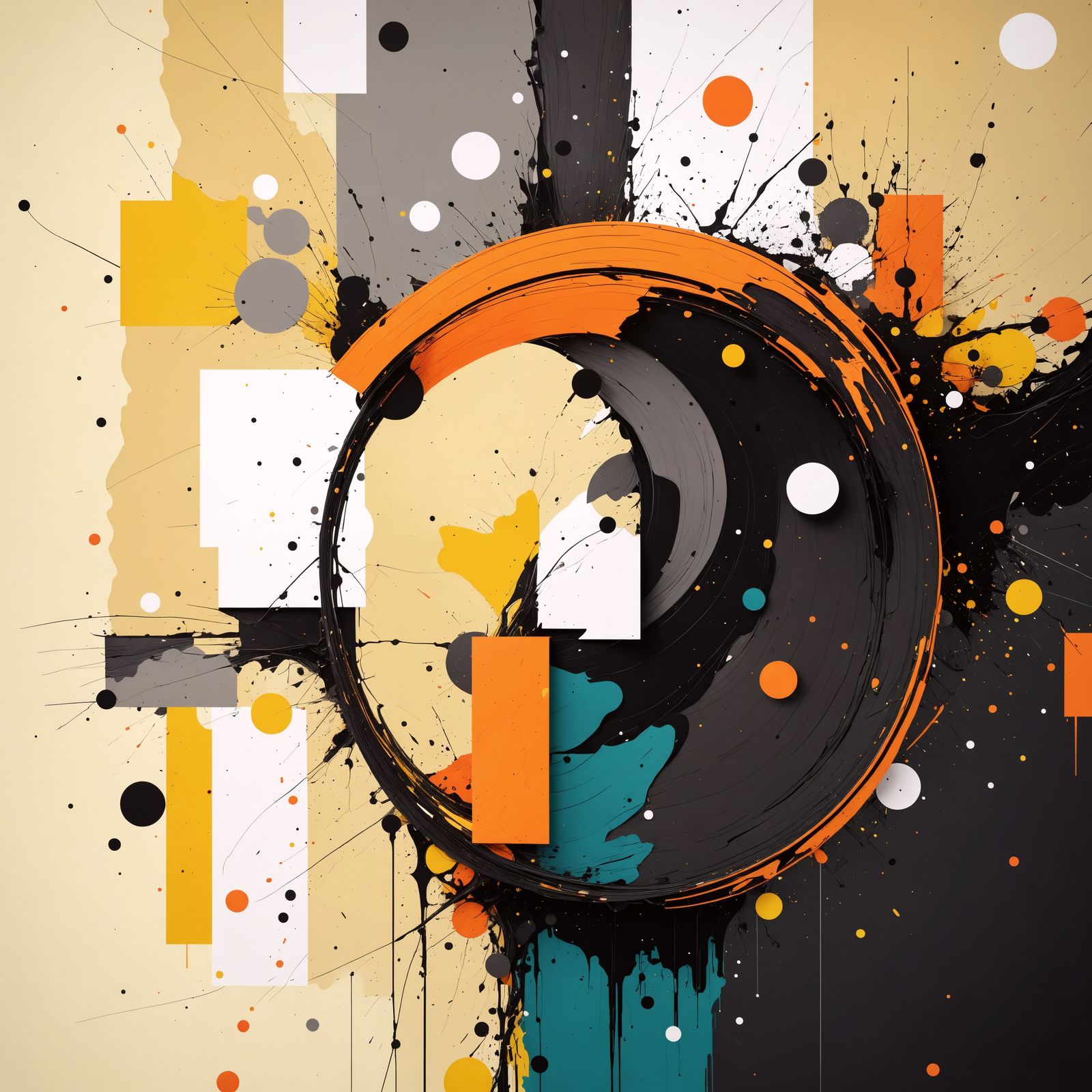 Vibrant Abstract Art Piece