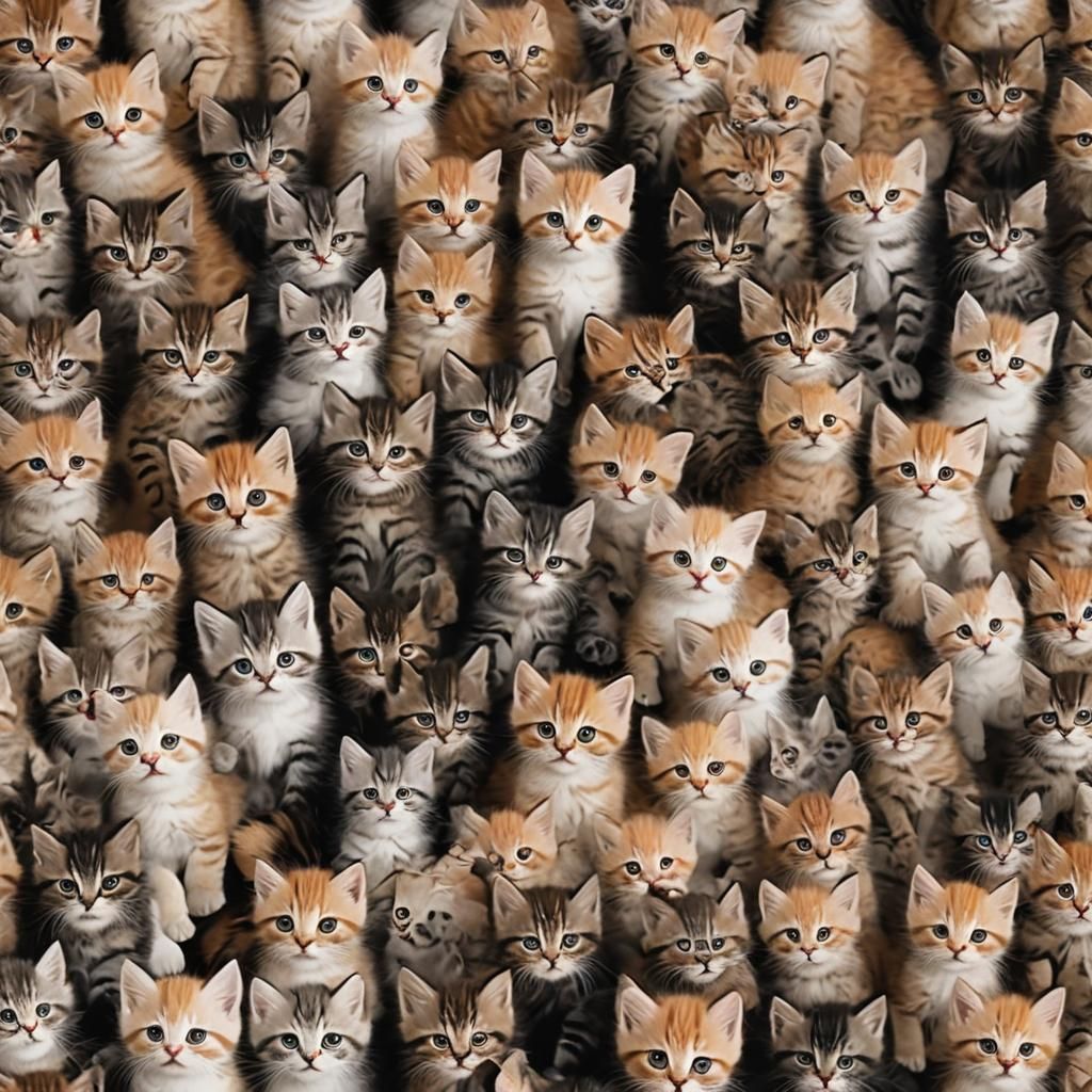 Adorable Kittens Generated by AI