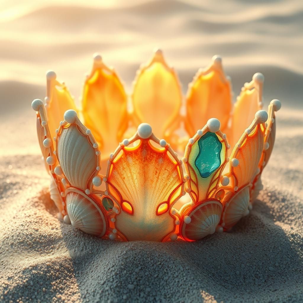Seashell Crown Art Nouveau Concept Design