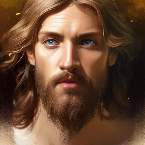 Jesus Christ, King of Angels Portrait