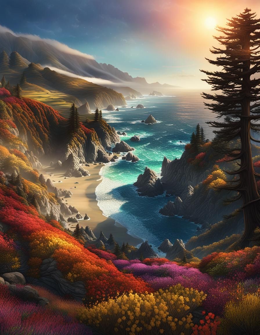 Dramatic Big Sur Landscape Photography in 8K