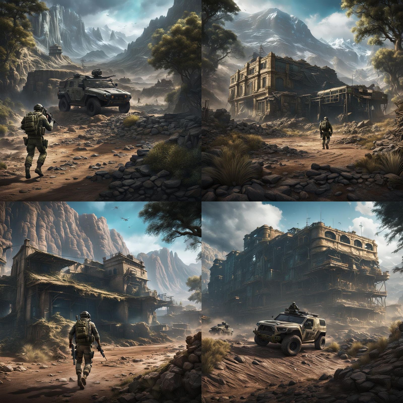 Ghost Recon Concept Art in Unreal Engine 5