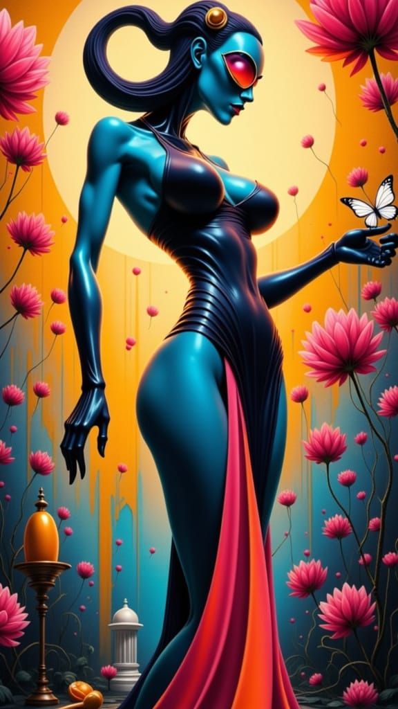 Ethereal Goddess of Bizarre Beauty