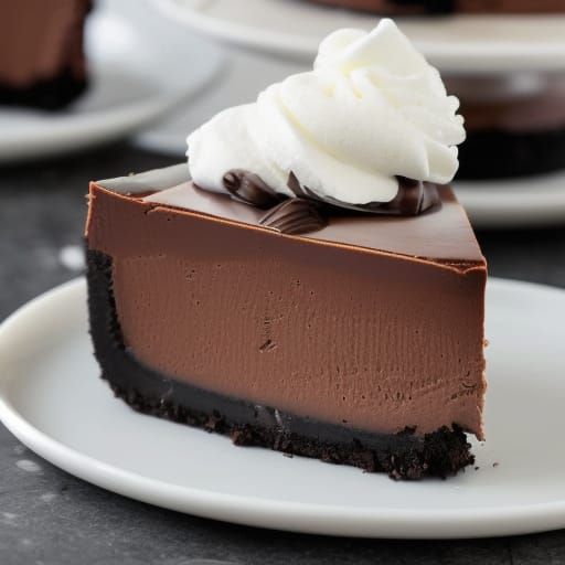 Chocolate Cheesecake with Whipped Cream Dessert