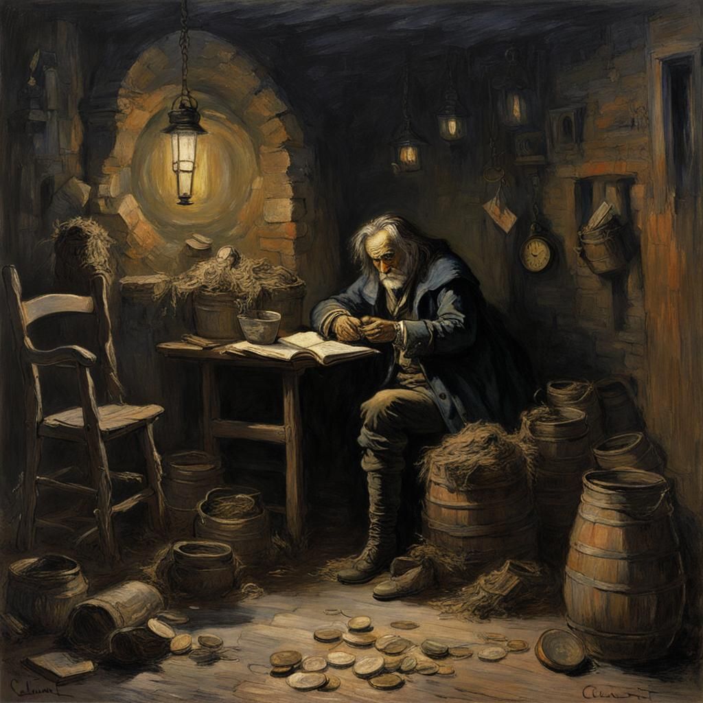 Rumpelstiltskin in Dark Fantasy Impressionism