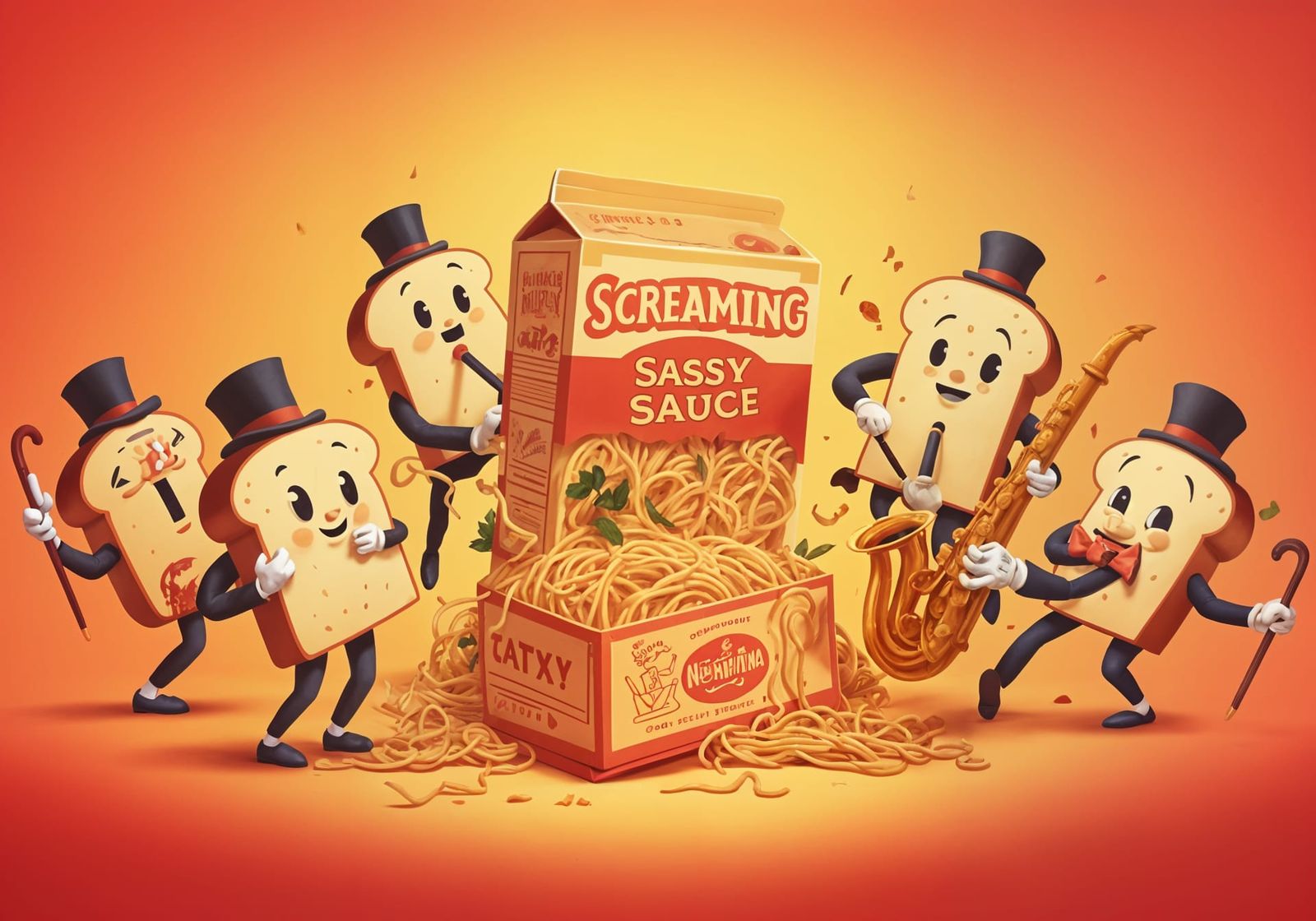 Absurd Food Concert with Screaming Spaghetti