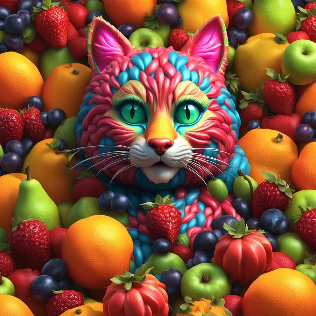 Fruit Salad Cat