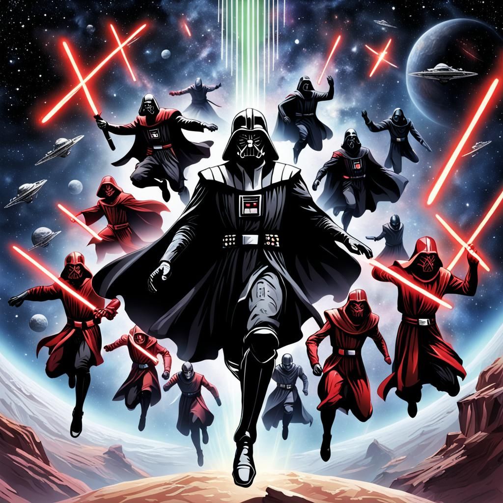Sith Lords Jump Through Space
