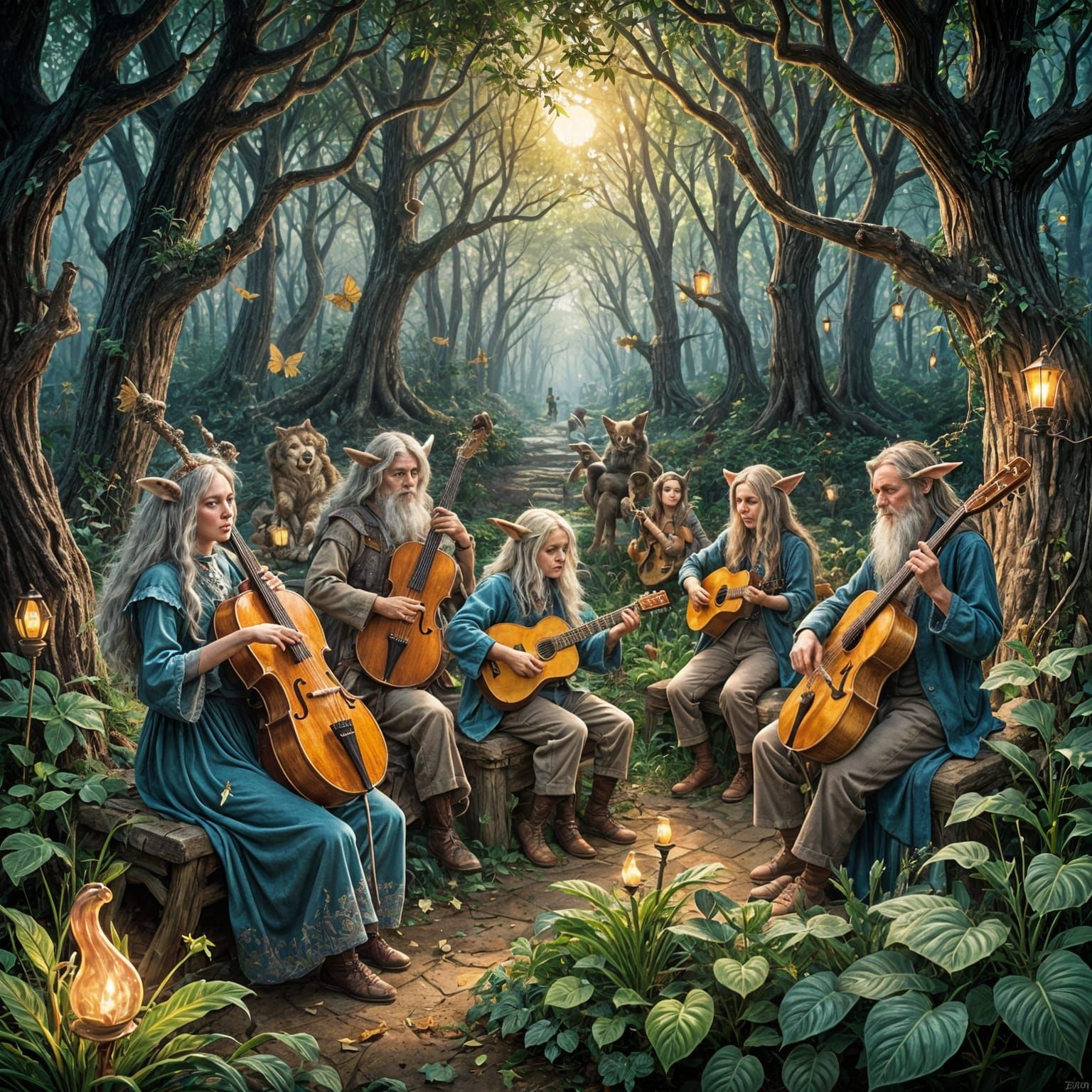 A Dreamy Fantasy World Awakens on a Monday Morning