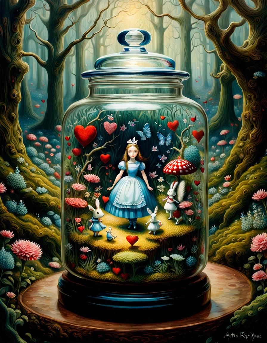 Wonderland in a jar
