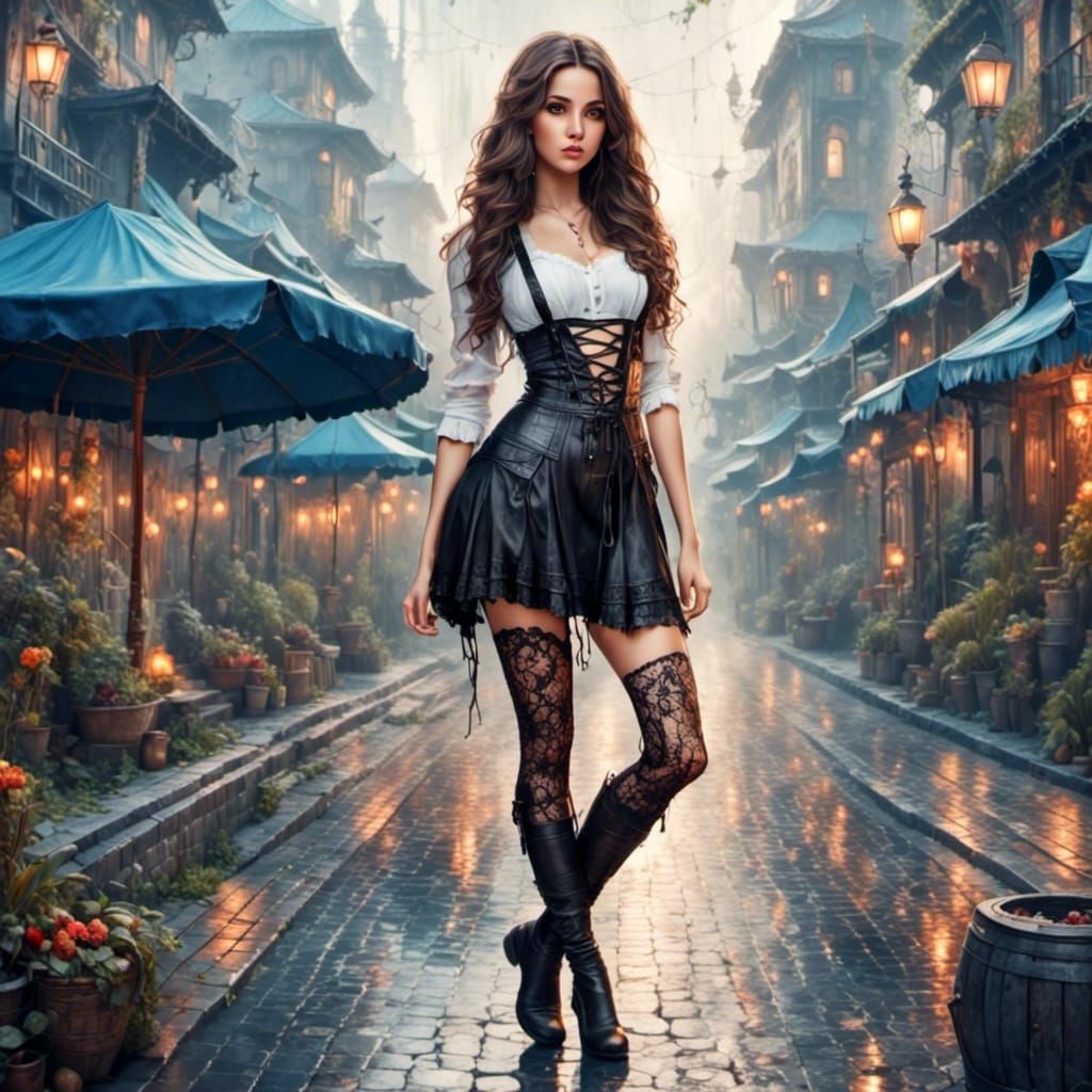 Beautiful Woman Modeling for Photographers: Masterpiece Art