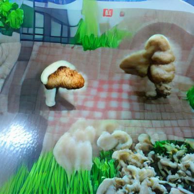 Whimsical Chicken Mushroom Fantasy