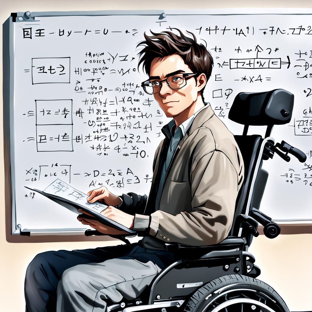 Anime Style Visionary in Wheelchair Pursuing Fame