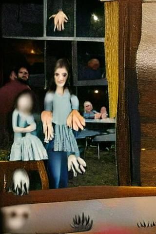 Creepy Hands Emerging from Darkness