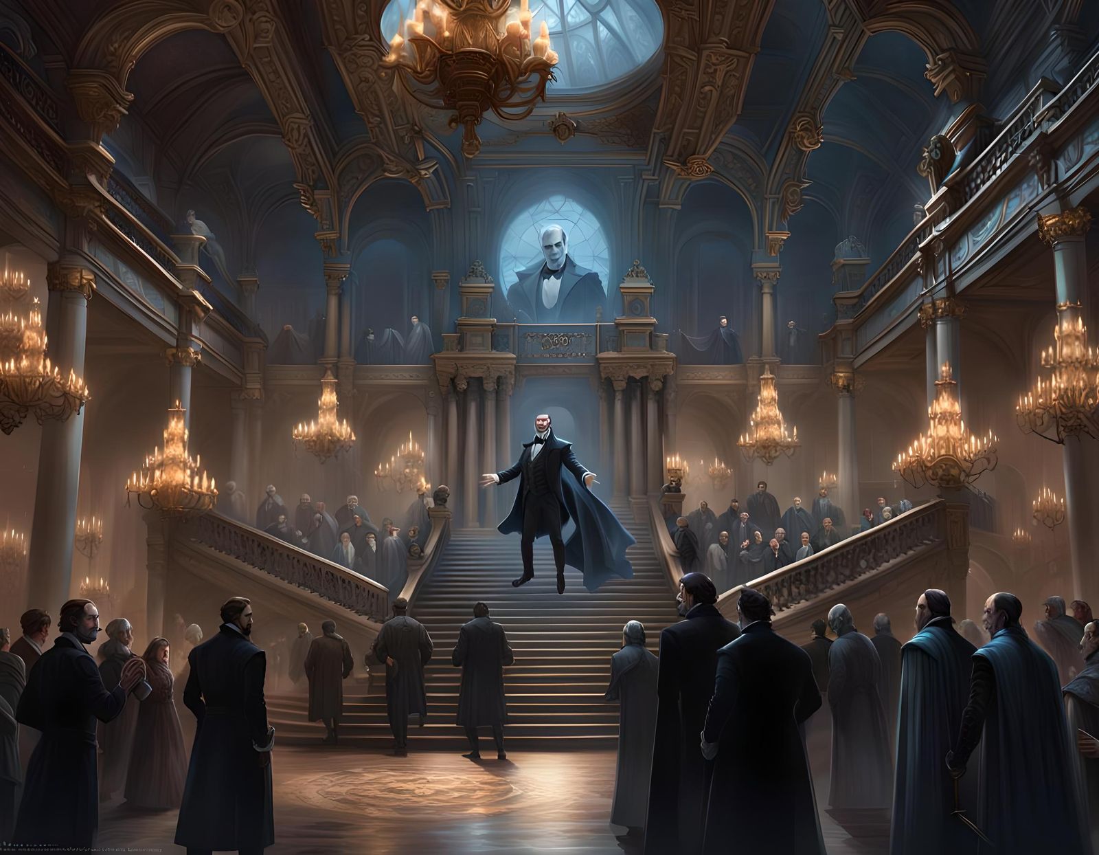 Phantom of the Opera: Ethereal Fantasy Concept Art