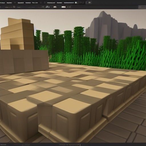 Roblox Scene with 3D Shading and Depth