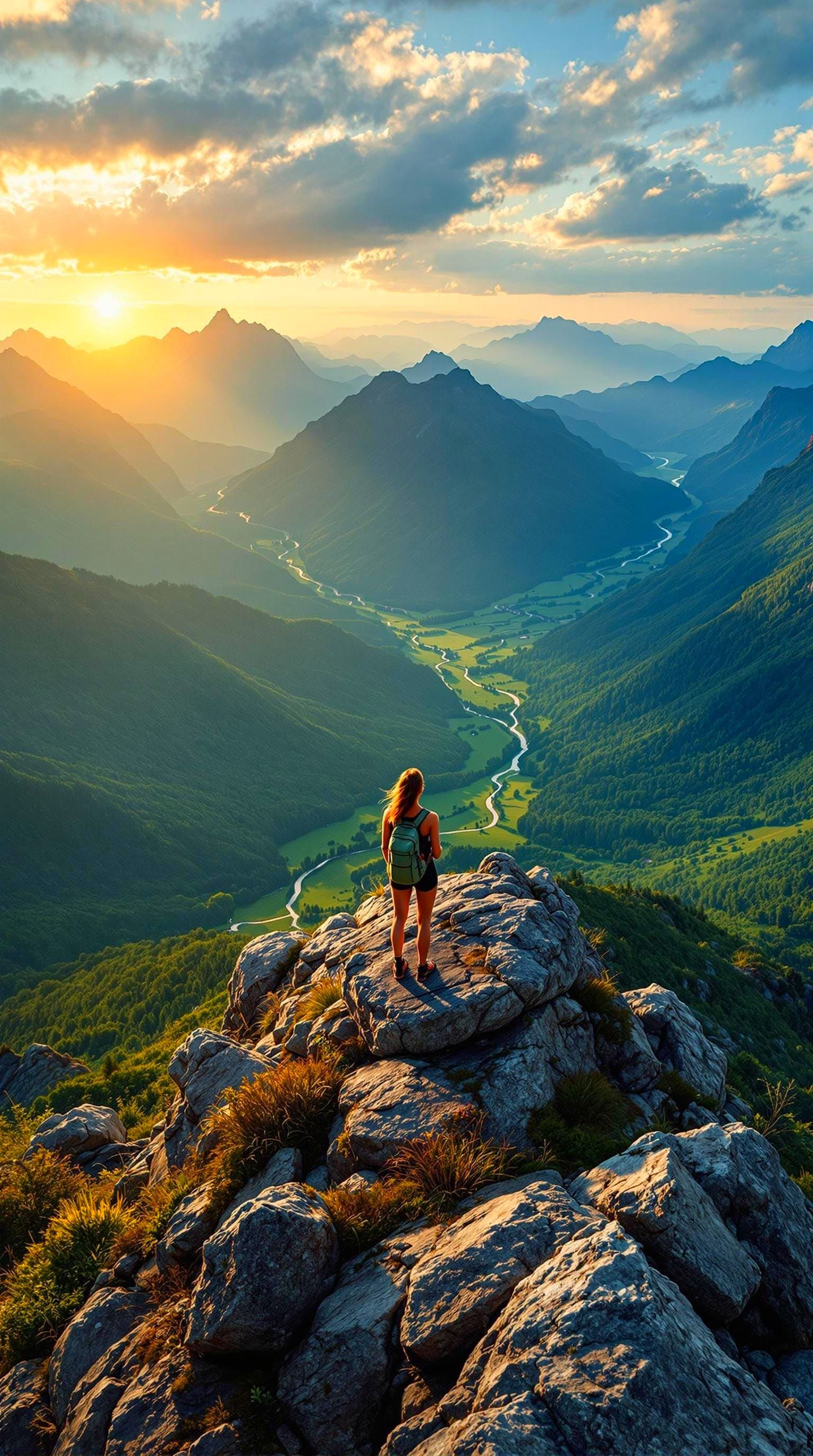 Epic Sunrise Hike in a Lush Paradise