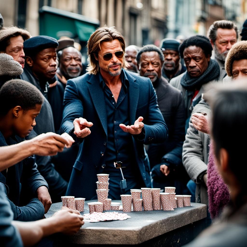 Street Magician Performance in Professional Photography Styl...