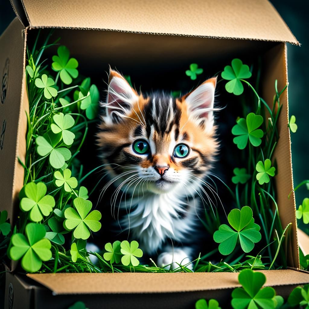 Lucky Kitten Discovery in Shoebox